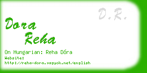 dora reha business card